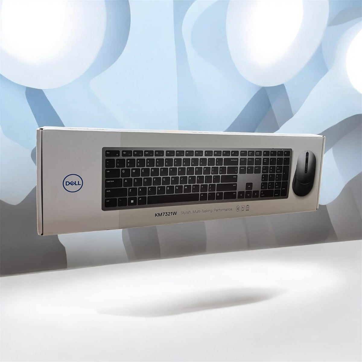 Dell KM7321W Premier Wireless Keyboard and Mouse-Bluetooth + 2.4GHz, Multi-Device.
