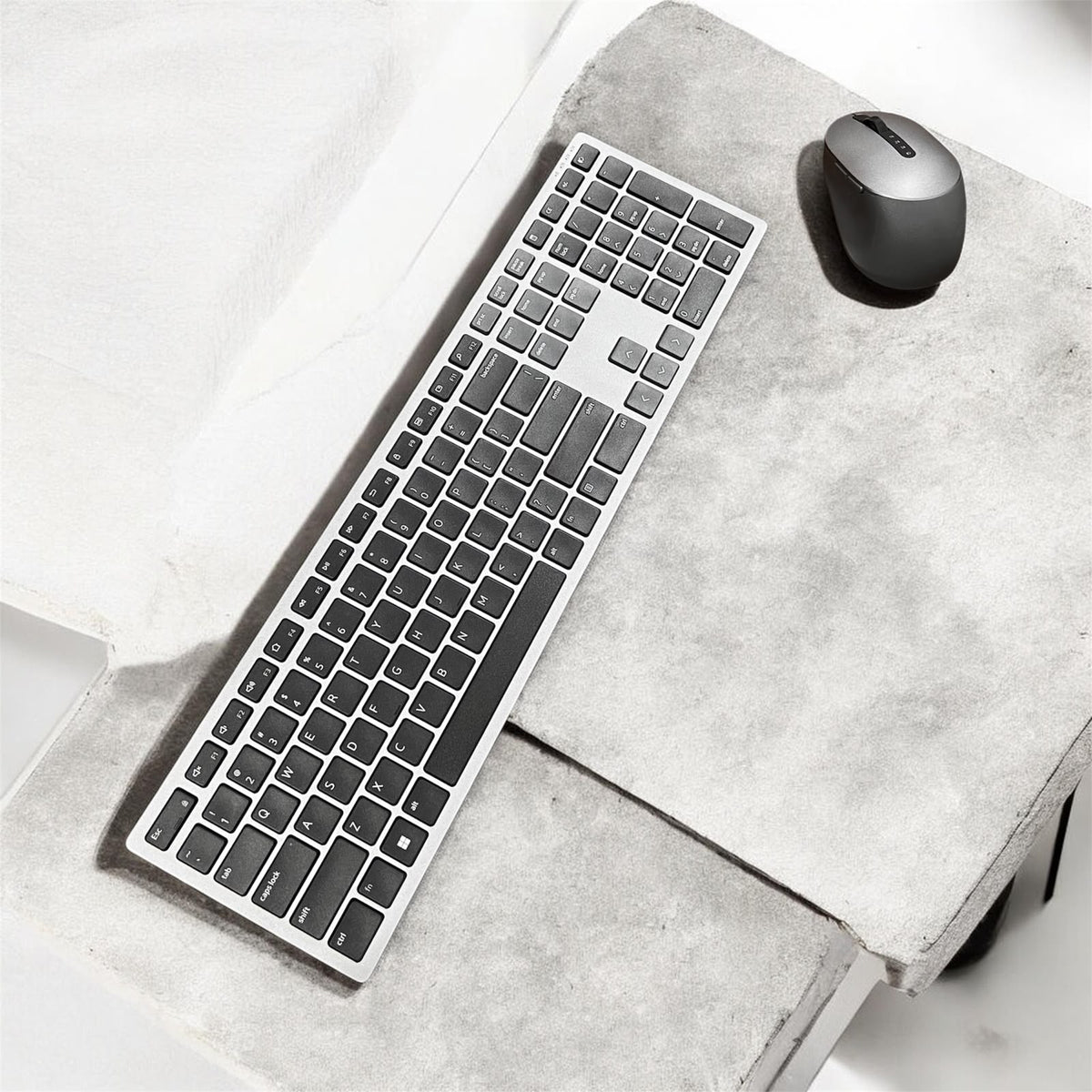 Dell KM7321W Premier Wireless Keyboard and Mouse-Bluetooth + 2.4GHz, Multi-Device.